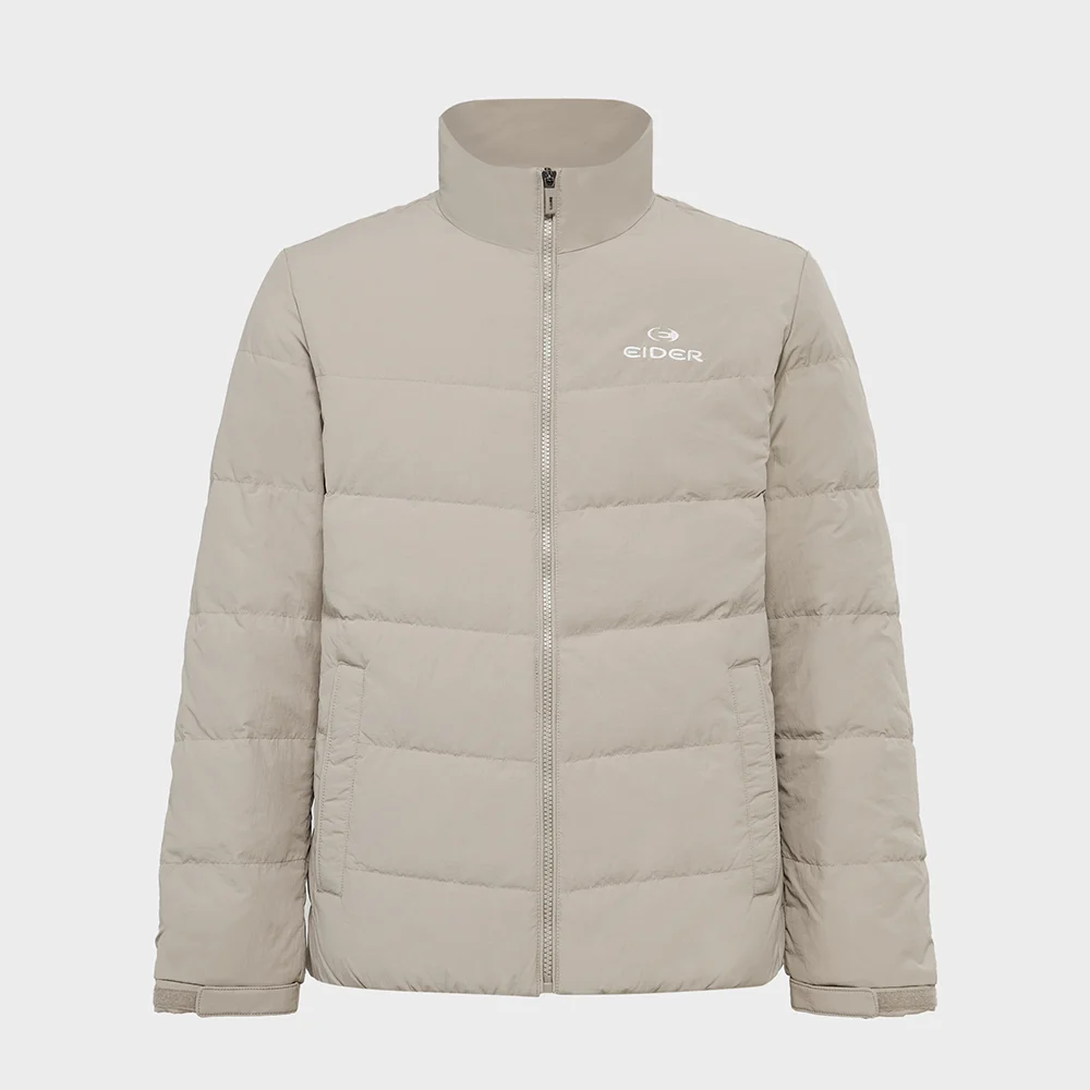 POP 基本款 男裝 Stand Neck Down 外套_Light Beige_DMW25582E1