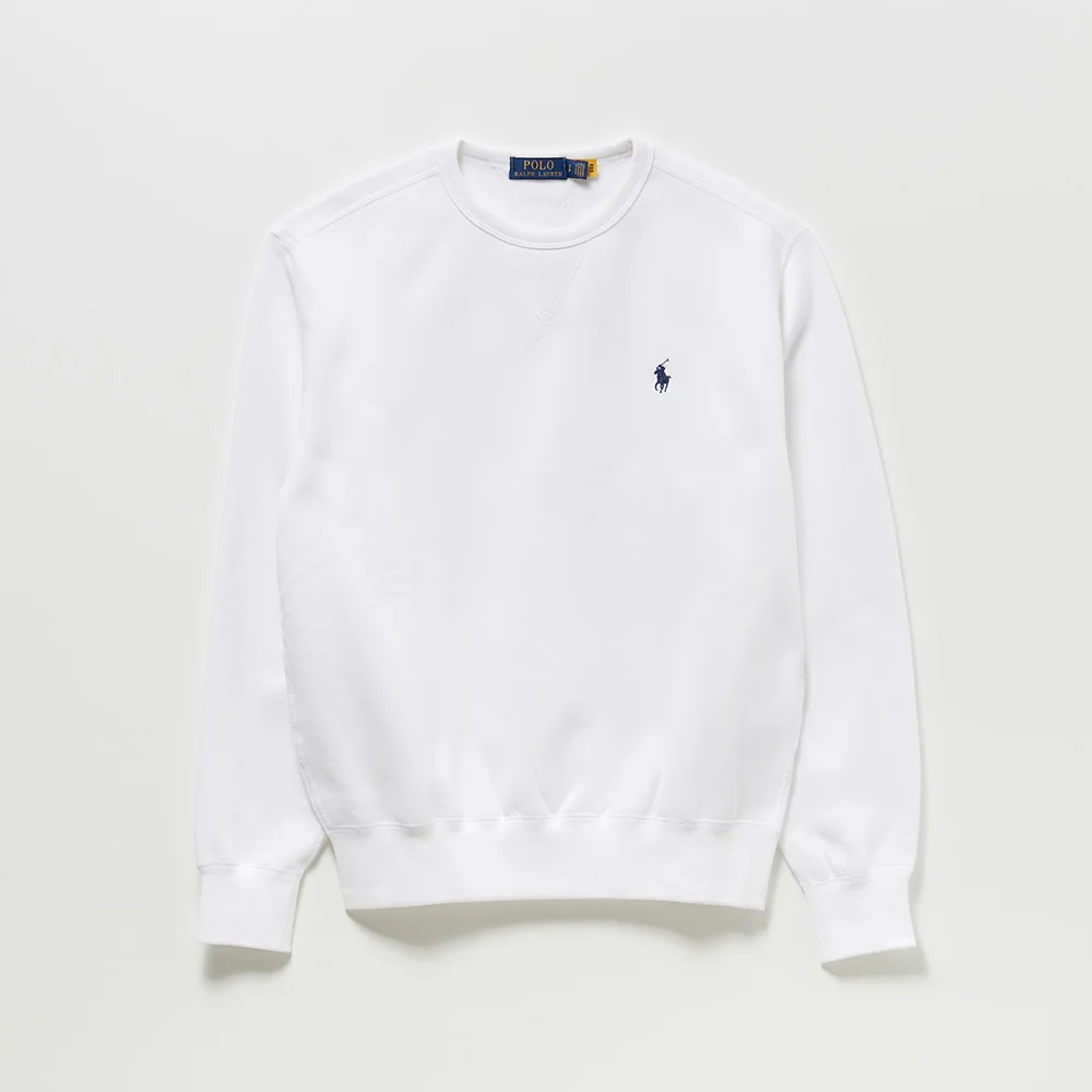 搖粒絨 圓領 衛衣 (WHITE)
