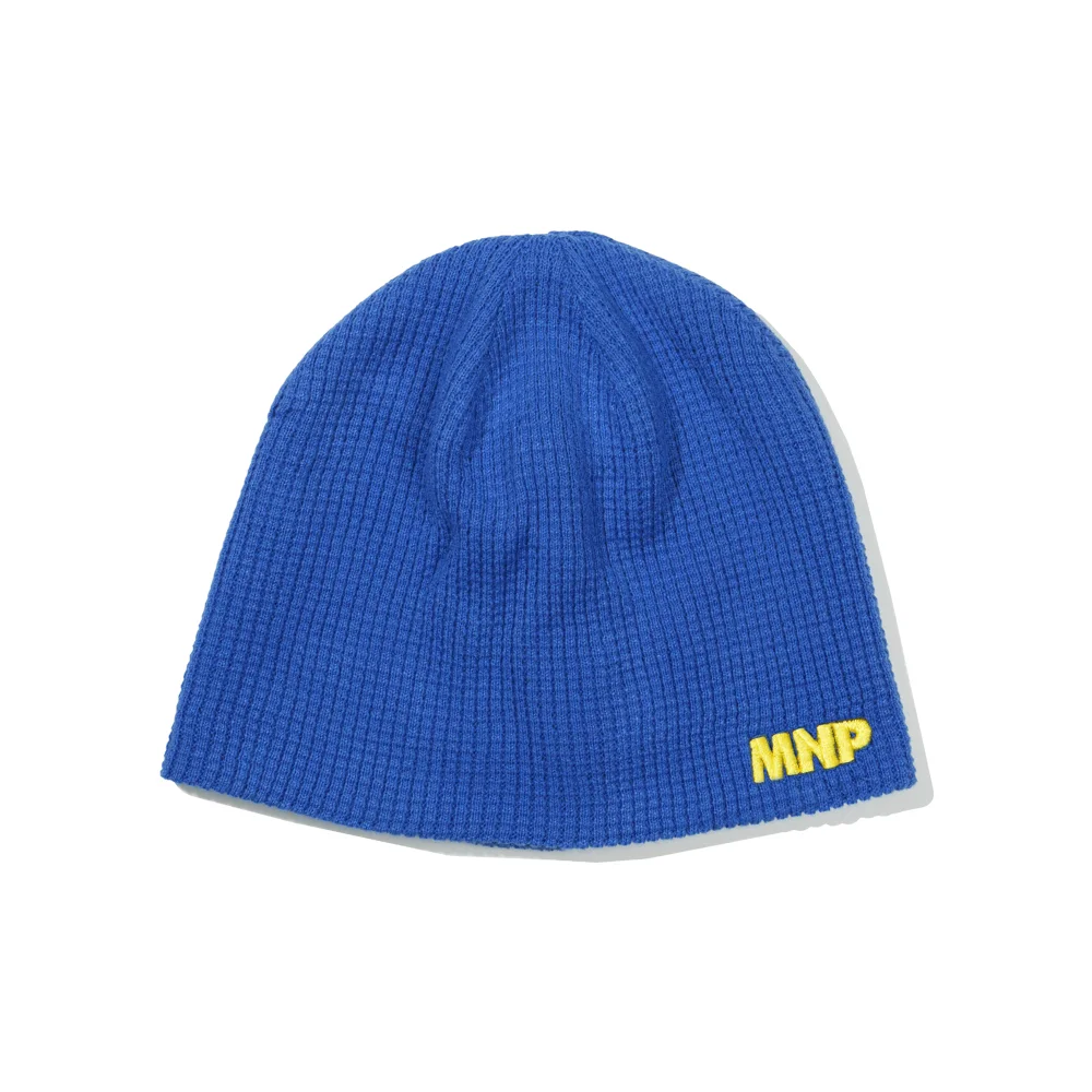MNP LOGO WAFFLE BEANIE - BLUE