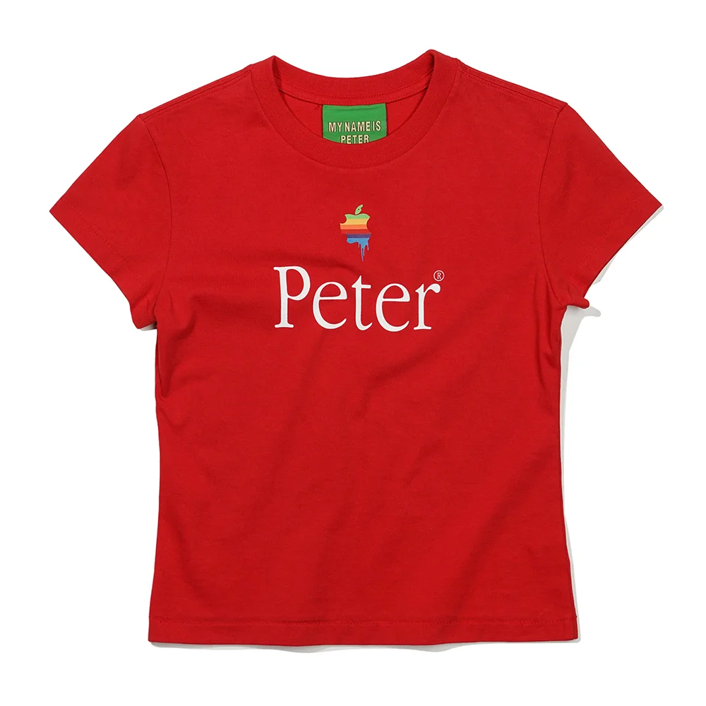 (W) PAPPLE T-SHIRTS - RED