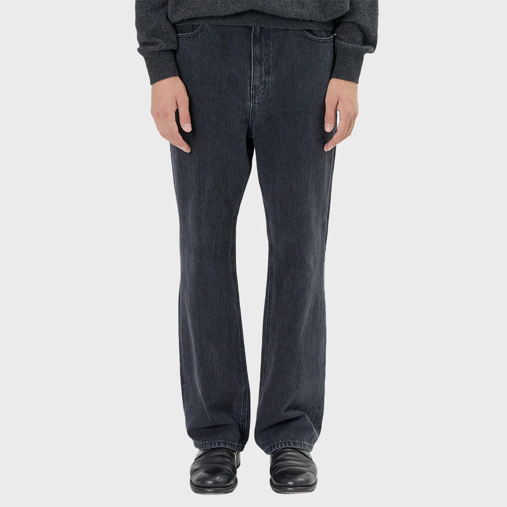 BOOTS CUT DENIM(BLACK)
