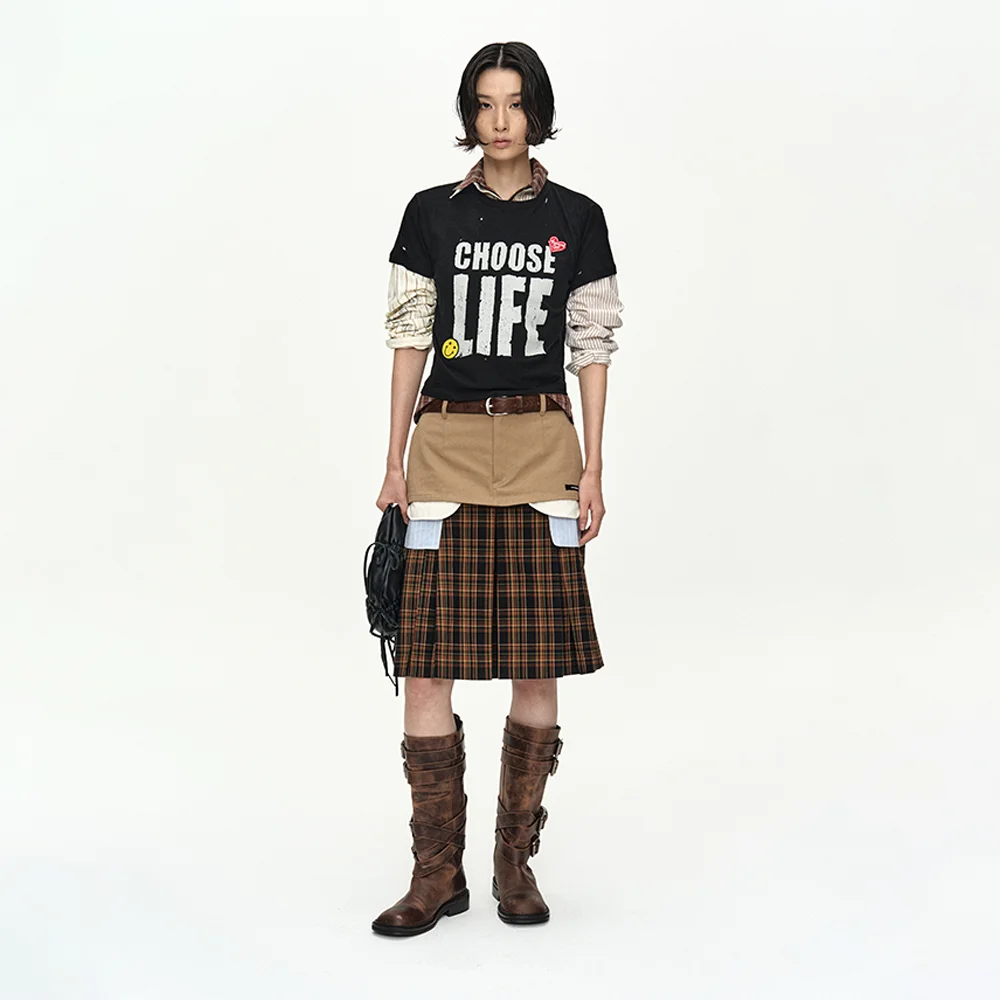 (ESSENTIAL) UNISEX CHOOSE LIFE T-SHIRT atb1547u(BLACK)