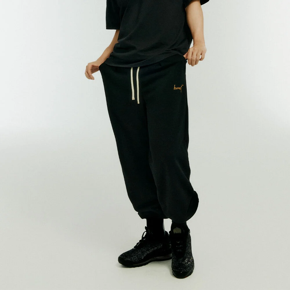 HONES+ 標誌 寬版 運動服 褲子 B23SB01BK