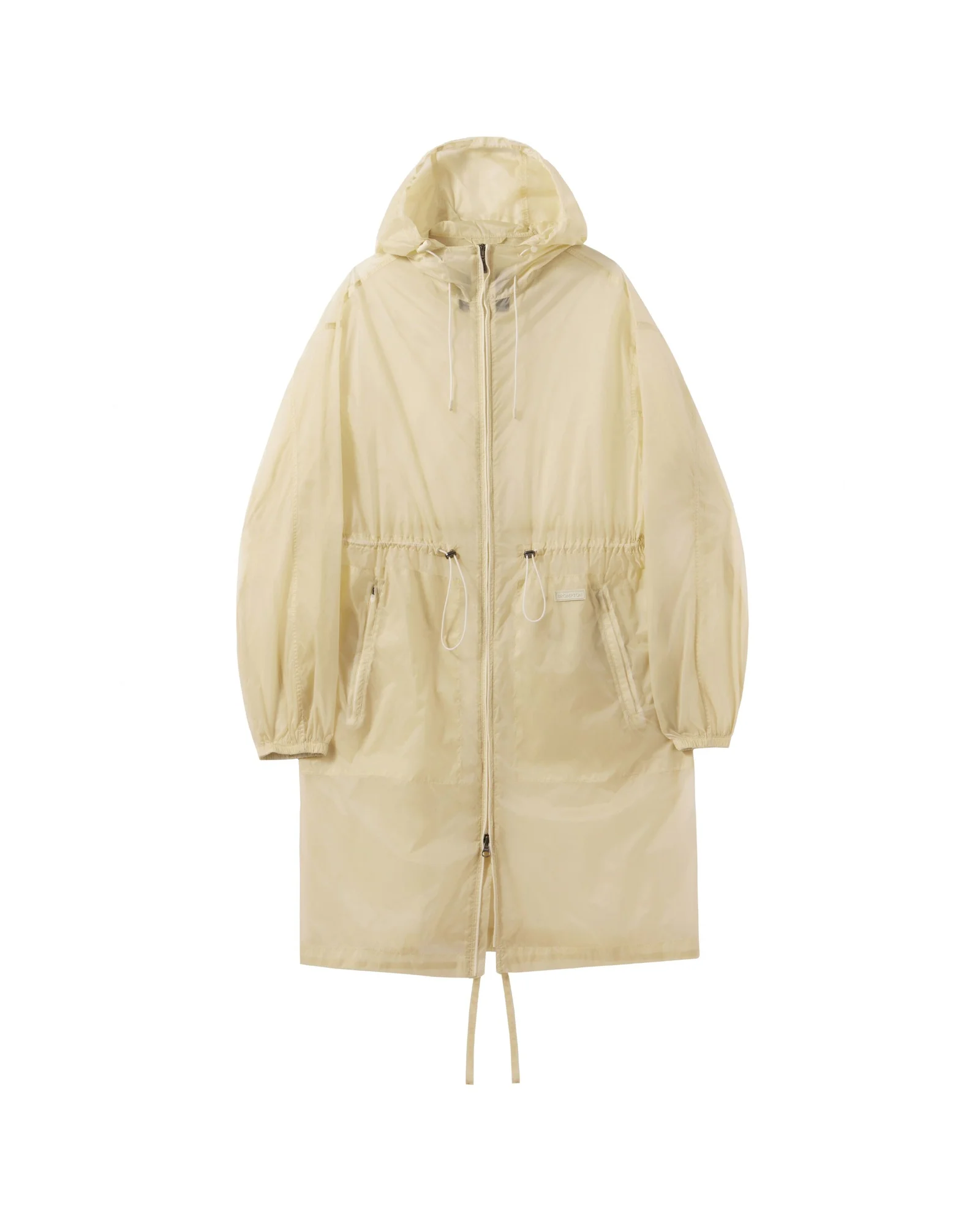 W SHEER TRENCH PACKABLE COAT - IVORY (P242WCT351)