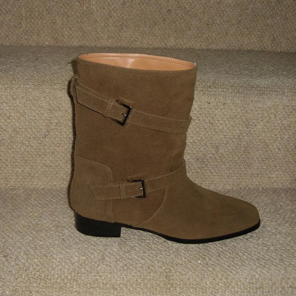 Brooklynn Buckle Boots - 3Color