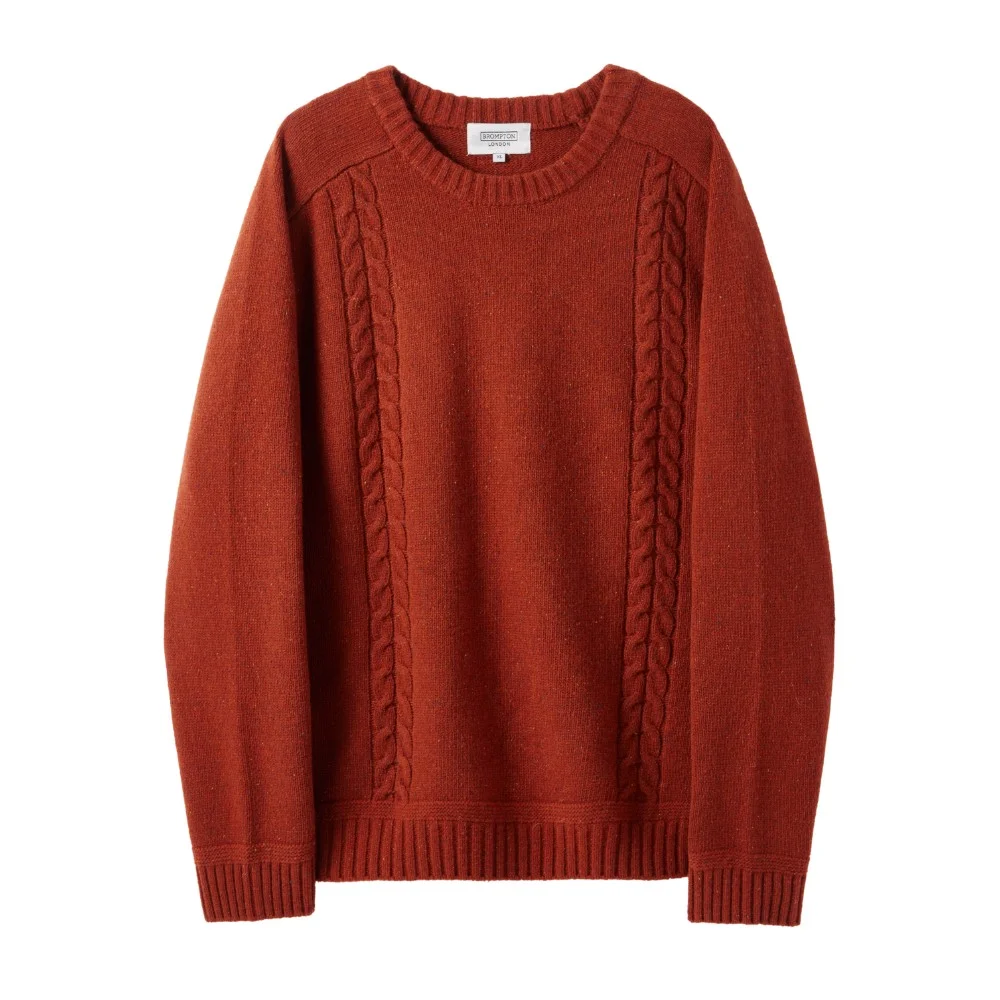 CABLE SWEATER - ORANGE (P244UKT401)