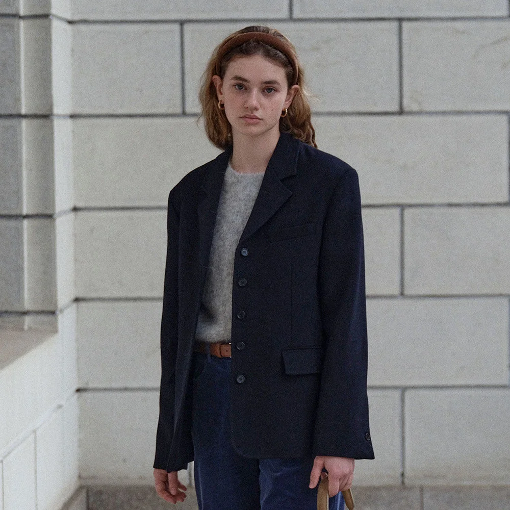 5Button Single Jacket(Navy)