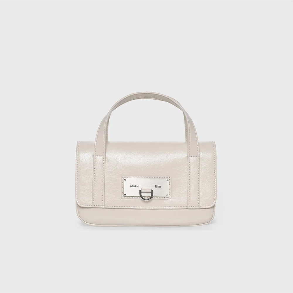 MULTI-POCKET MINI CROSS BAG IN IVORY