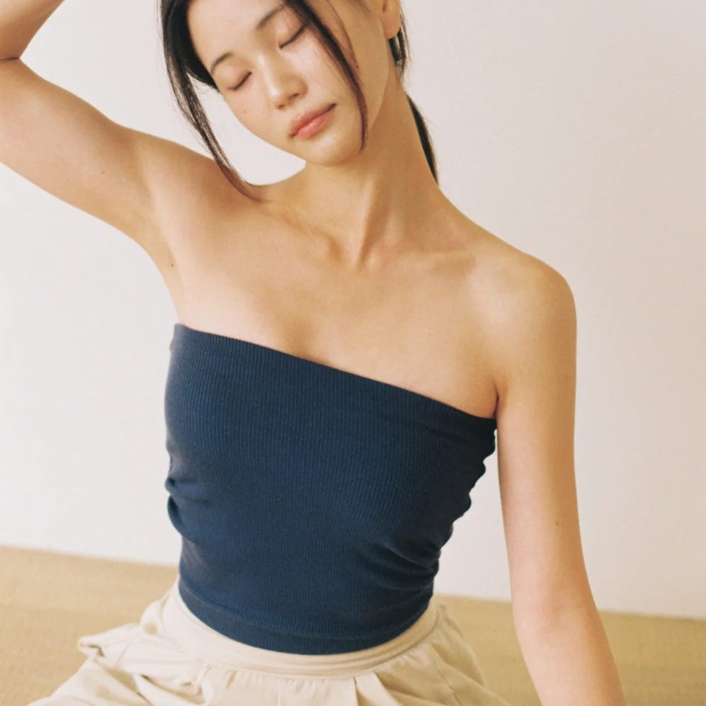Arne Tube Top (indigo blue)