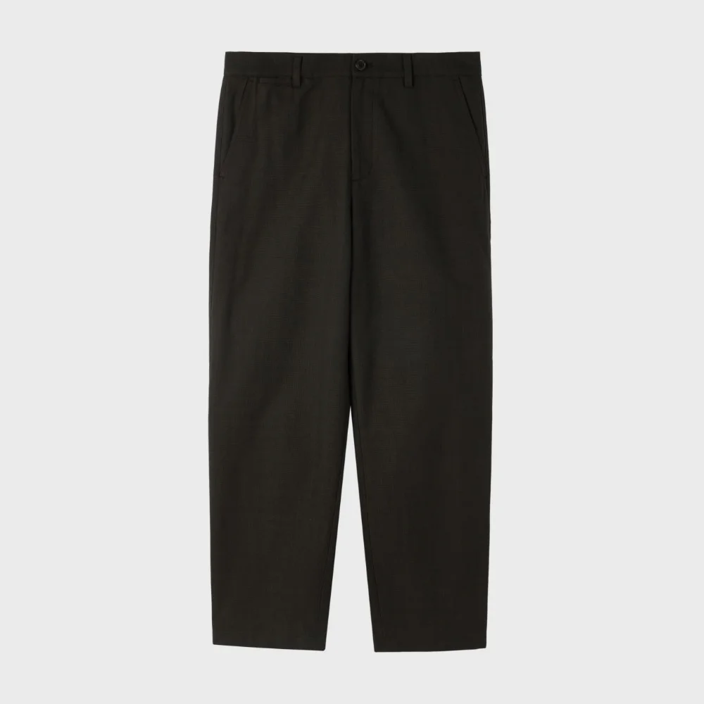 CHEQUERED TROUSERS - BROWN (P253MPT406)