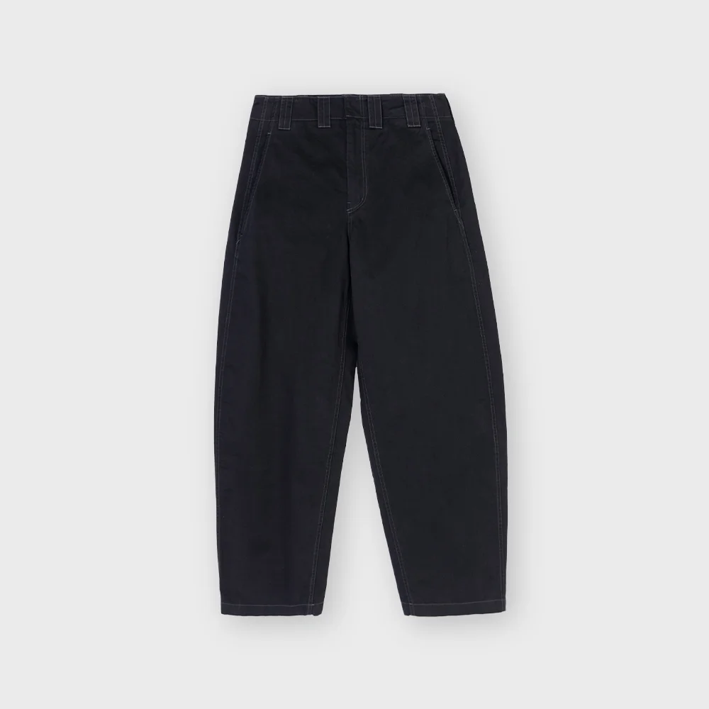 Washed Work Pants, Black