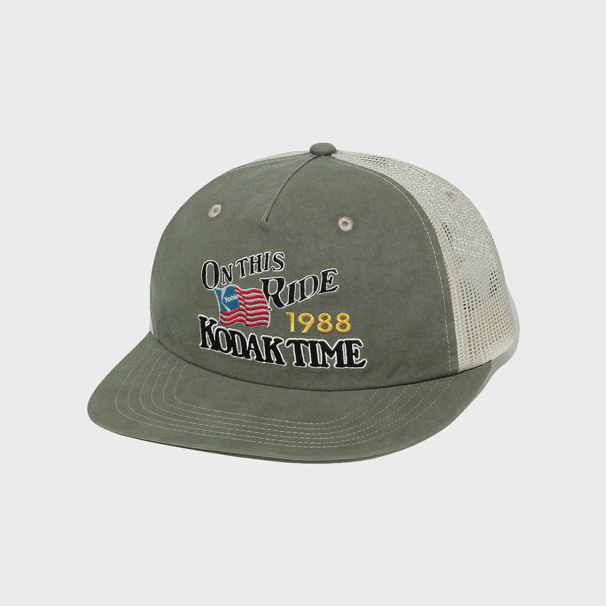 寬鬆版型 網布 Trucker 帽 KHAKI