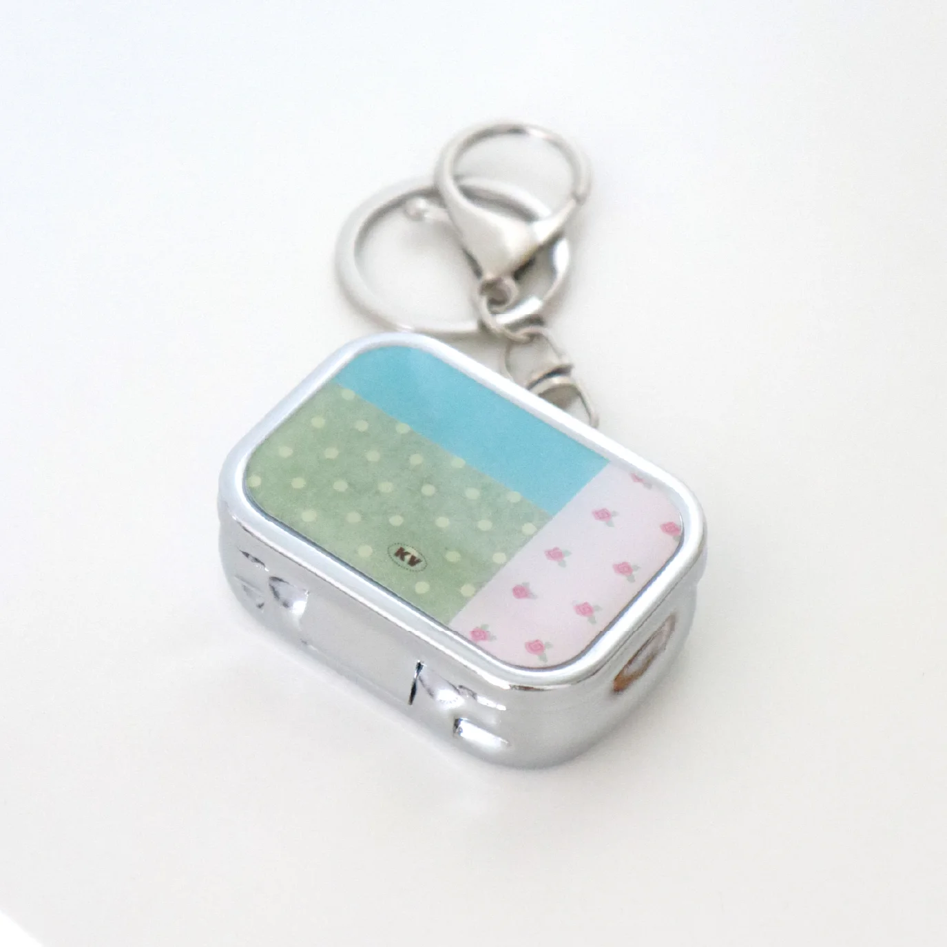 Tincase mirror keyring - My pattern