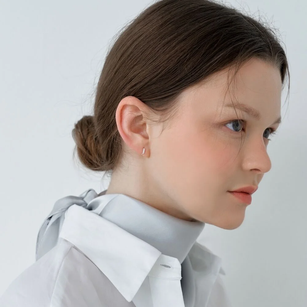 Chic Silk Scarf_Silver Marlin