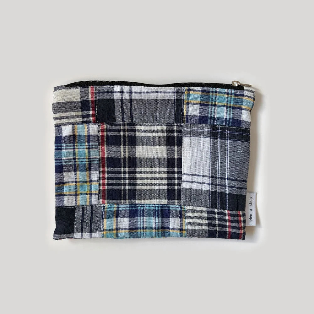 Patchwork Pocket Pouch / Charcoal 口袋 化妝袋