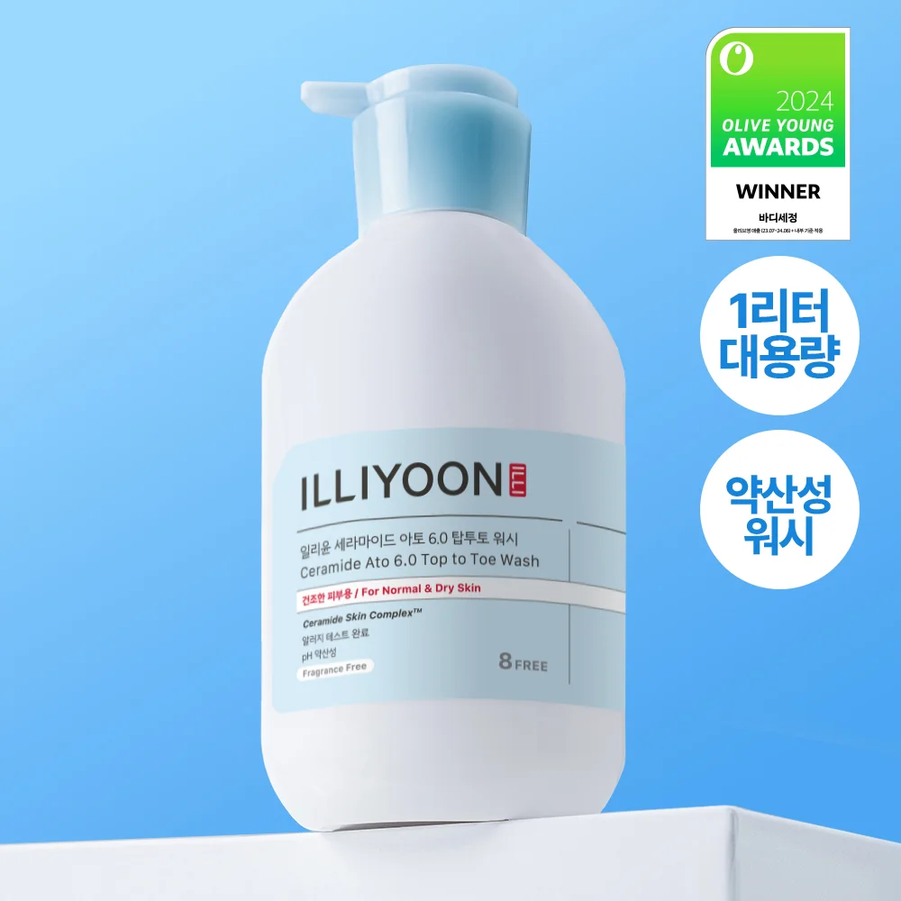illiyoon 神經酰胺 Ato 6.0 Top to Toe Wash 1000ML