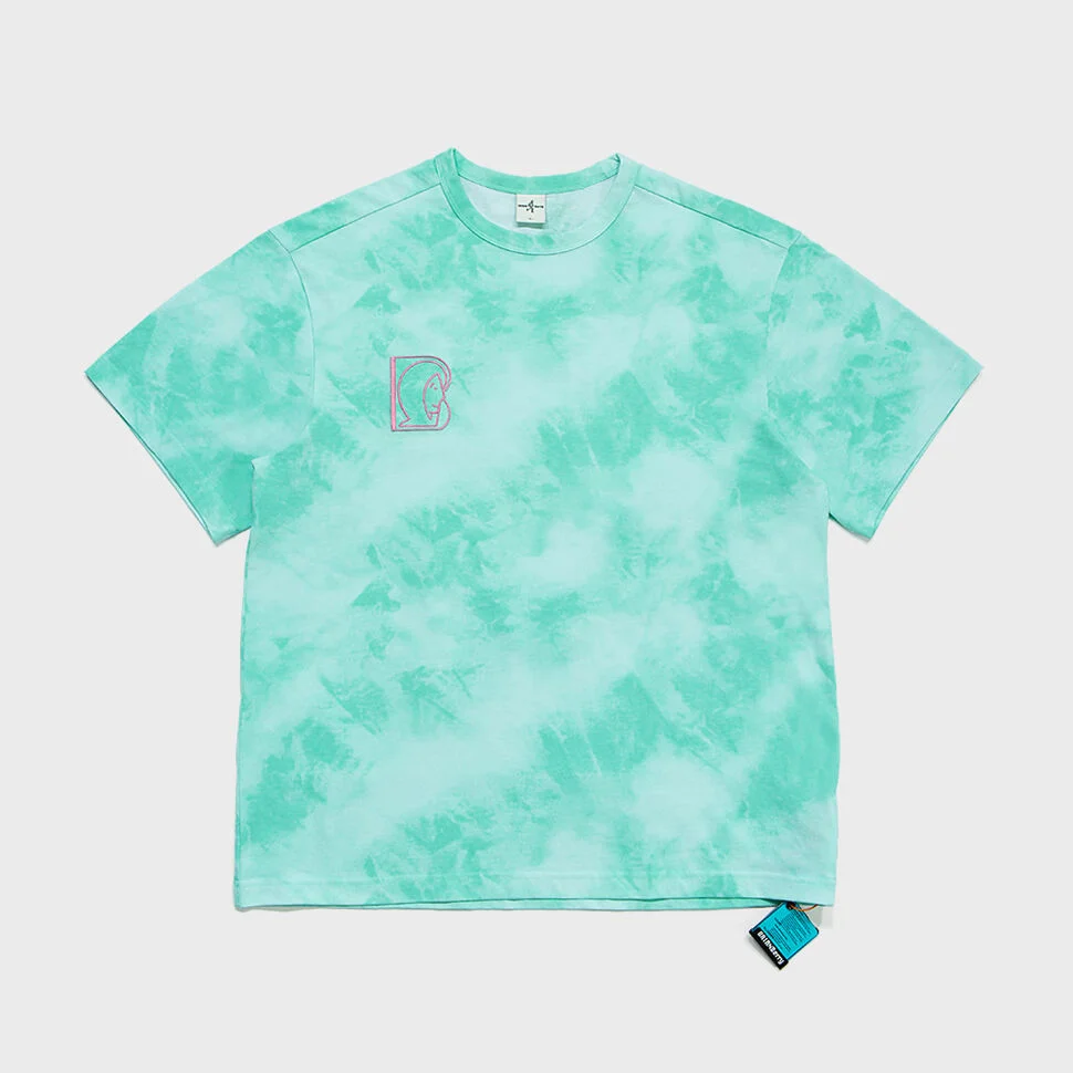 POPPY DYEING TEE_LIGHT GREEN
