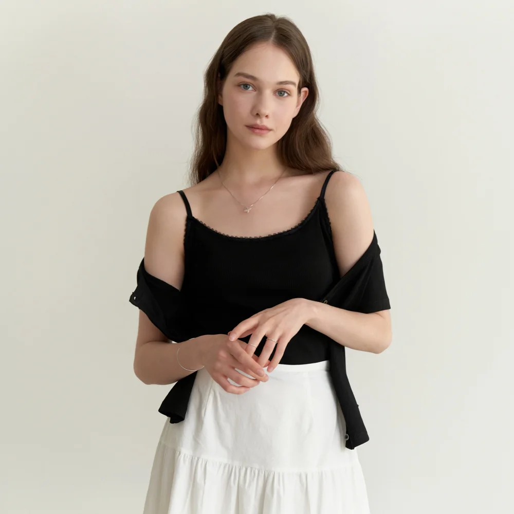 Coconut cardigan set (black)