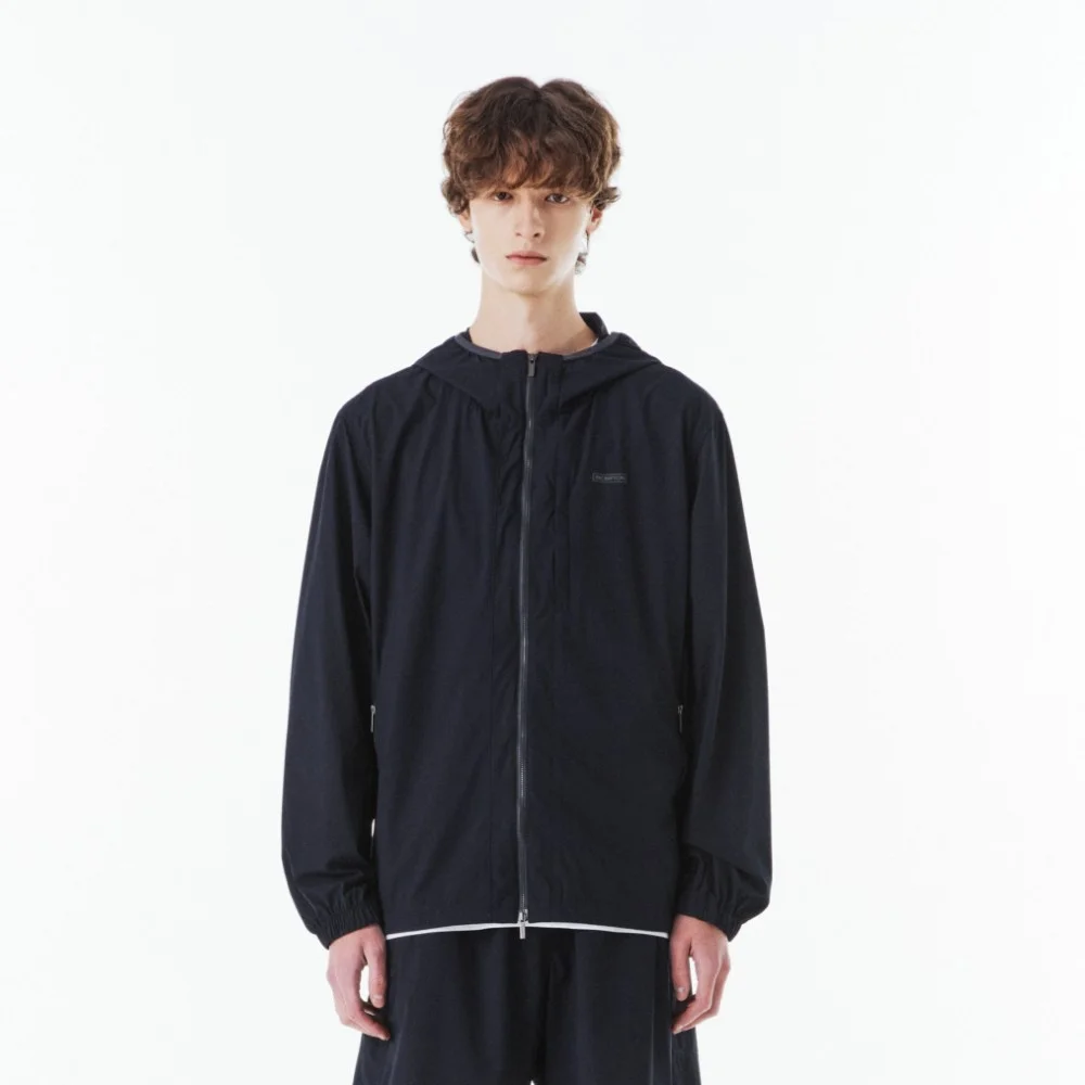 AIR-DOT HOODED JUMPER - D/NAVY (P262MJP181)