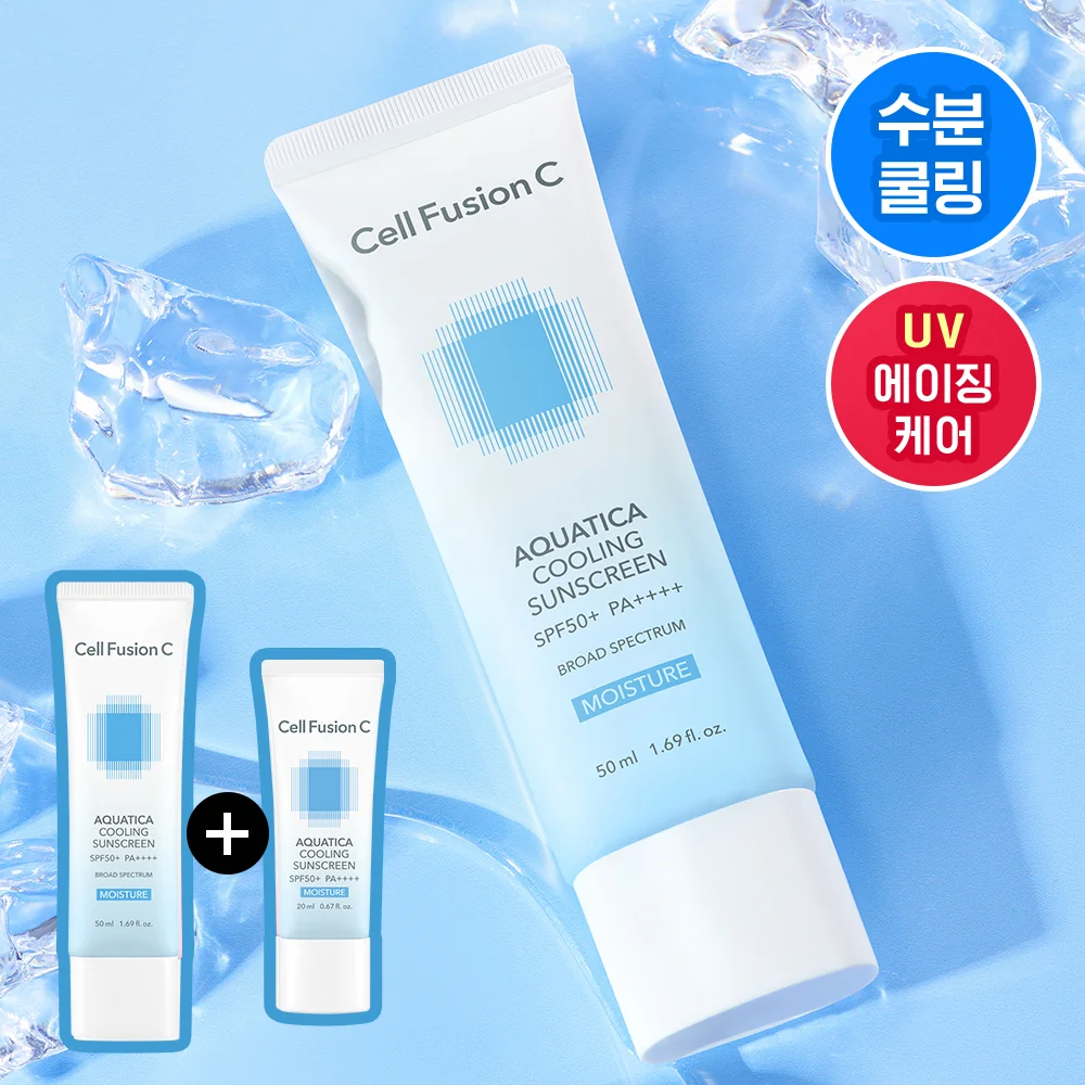 Cellfusion C Aquatica 涼感 防曬霜 50ml+20ml 套裝