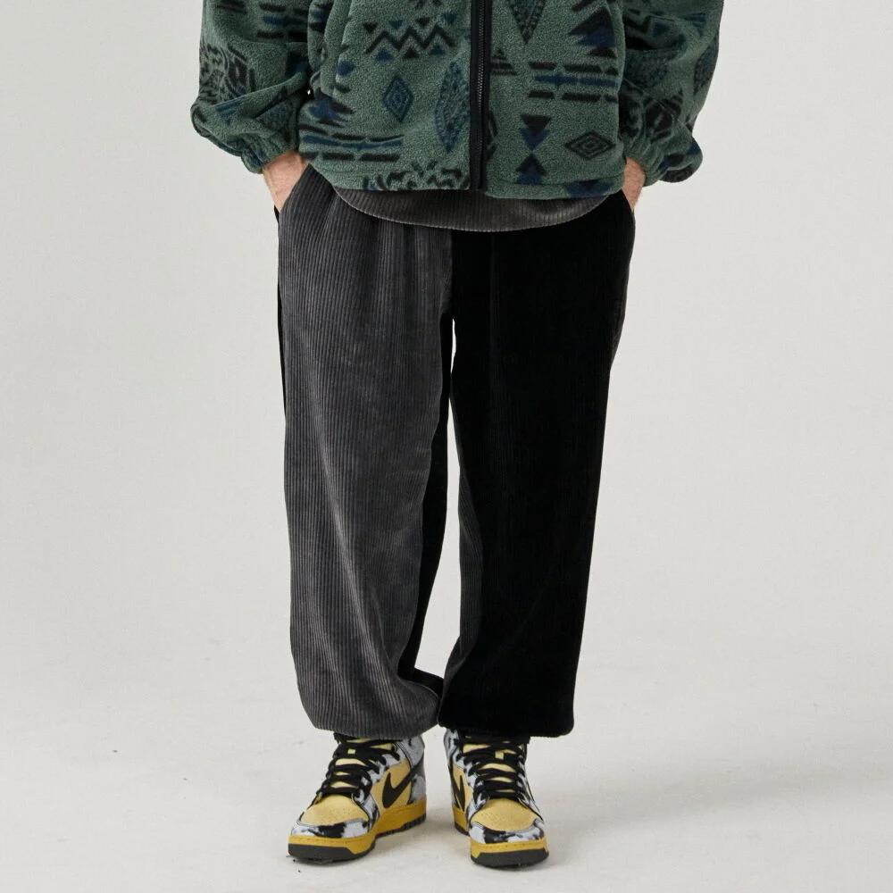 CB CORDUROY JOGGER PANTS (BLACK)