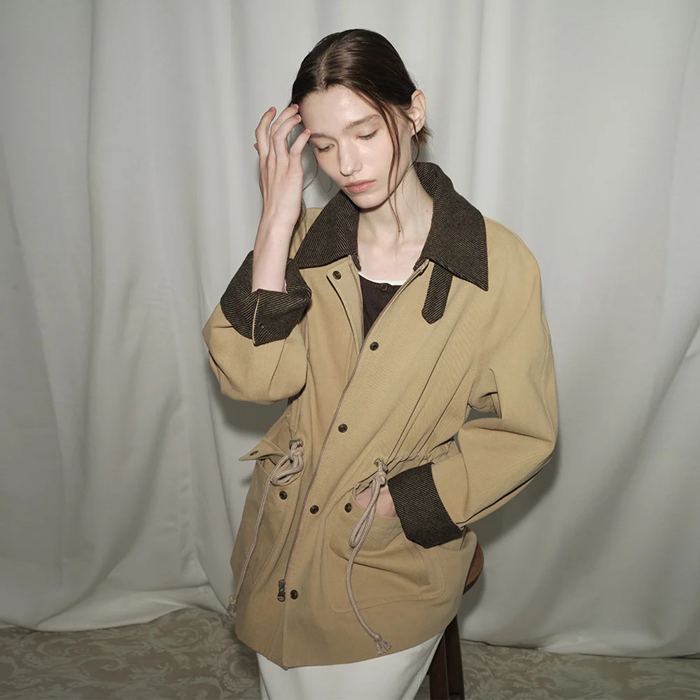 STRING WORK JACKET (sand beige)