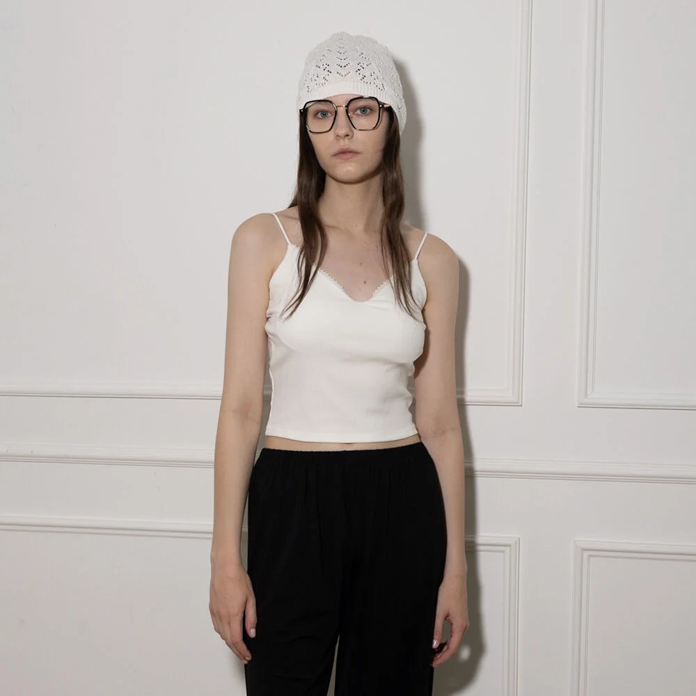 MJ_Thin straps cross tank top_2color
