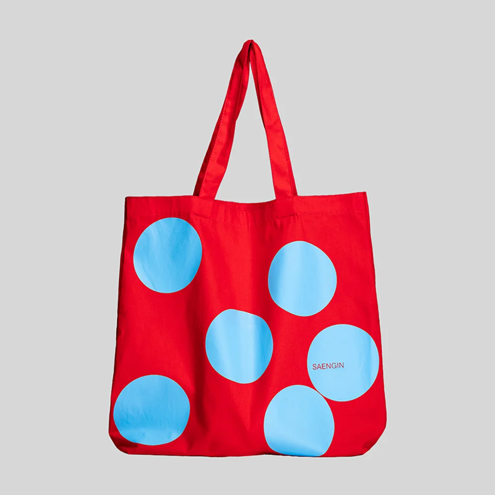DOT TOTE BAG - RED