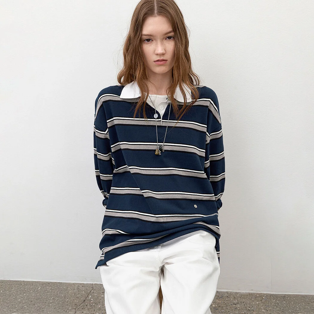 STRIPE CALLA SPRING TEE (T-7164)