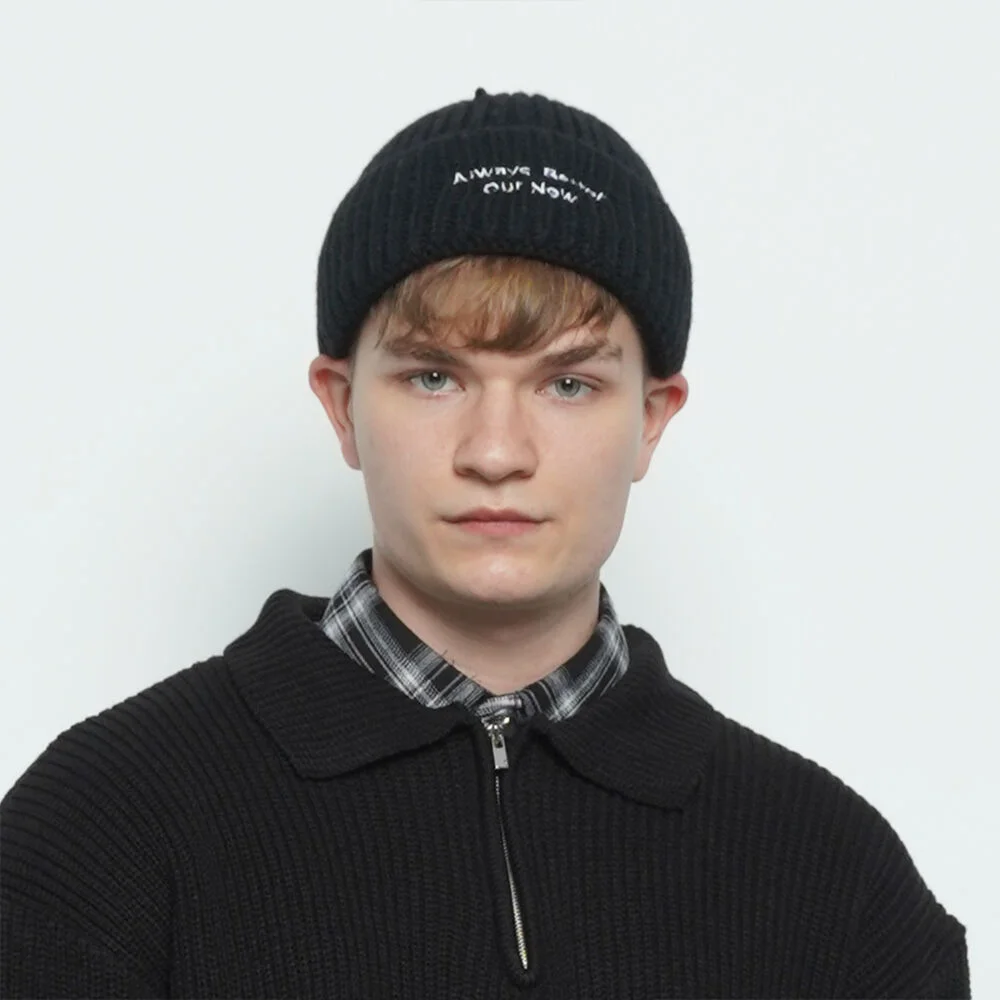 MW127 abon logo beanie black