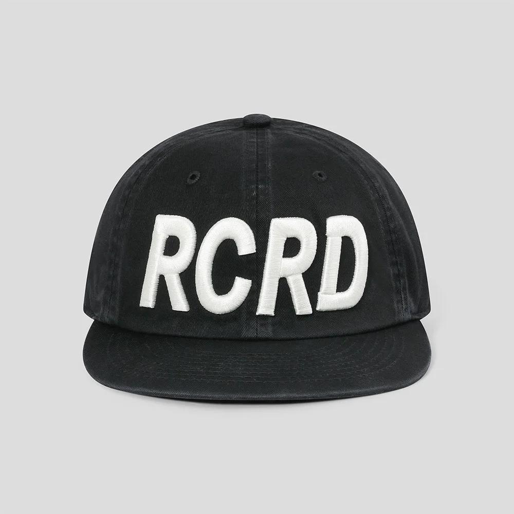 復古 水洗 RCRD 帽_黑色