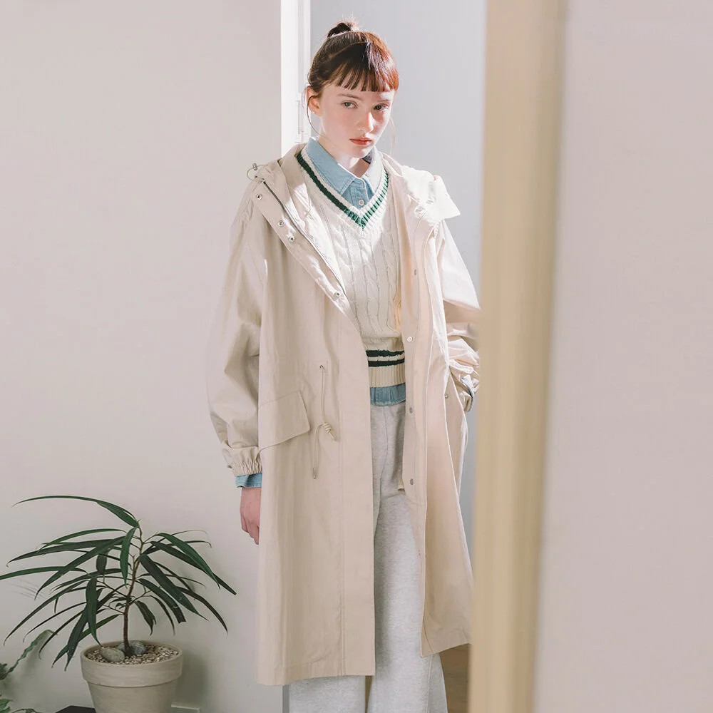 女裝 魚尾 大褸 Beige
