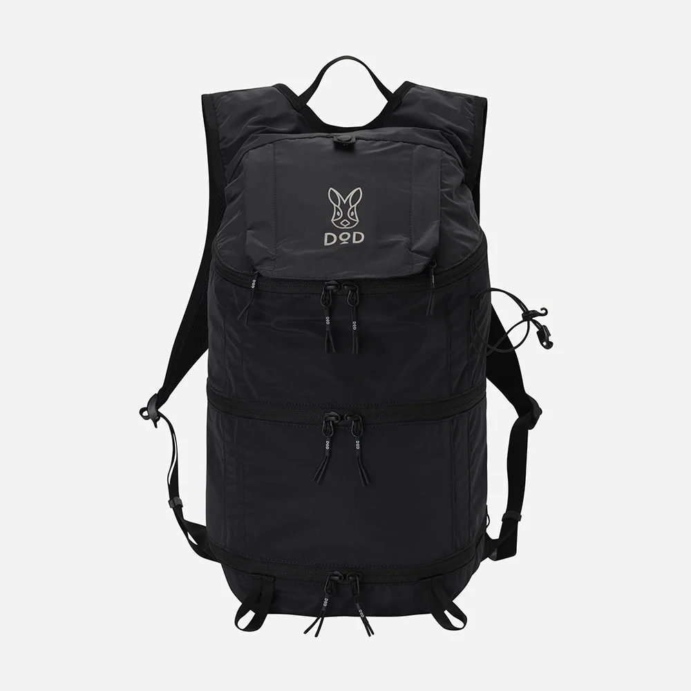 蒲鉾形 背包(18L)(BLACK)