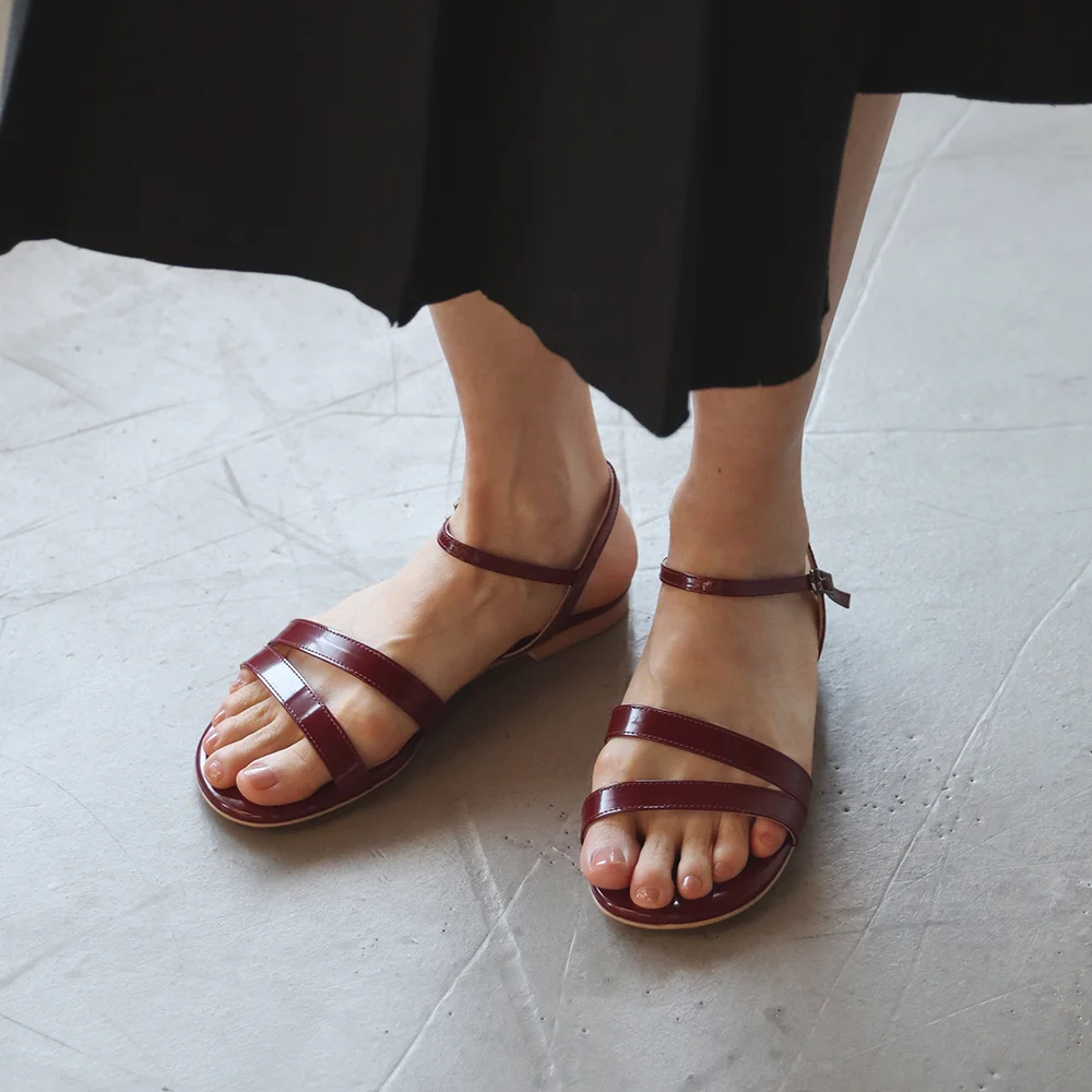 En Sandal_25035_red