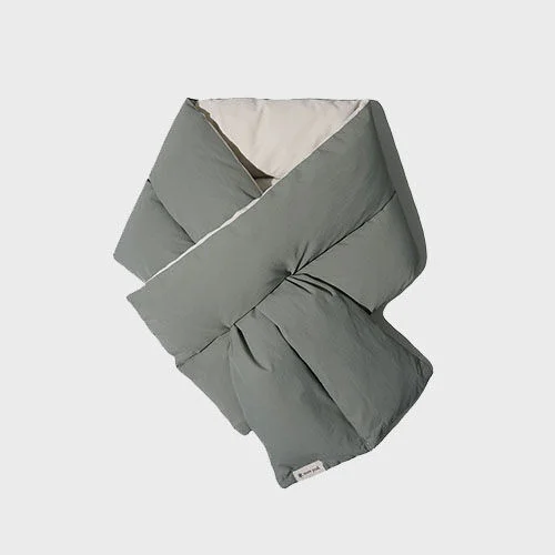 羽絨外套 雙面穿 頸套 Light Khaki (S22WURWA03)