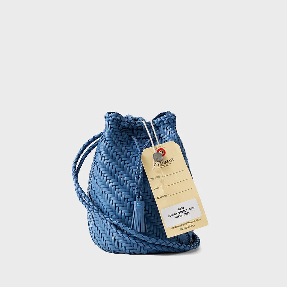 Pom Pom 雙 Jump 8838 Steel Grey Dragon Bag