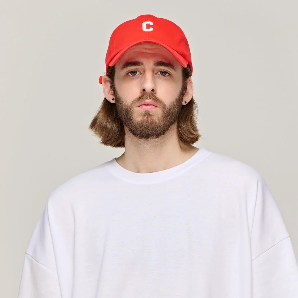 CB PASTEL LOGO BALLCAP (RED)