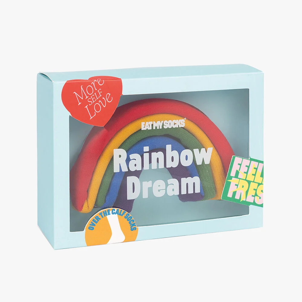 Eat My Socks 3D Rainbow Dream Classic 寬鬆 de 彩虹 襪 襪