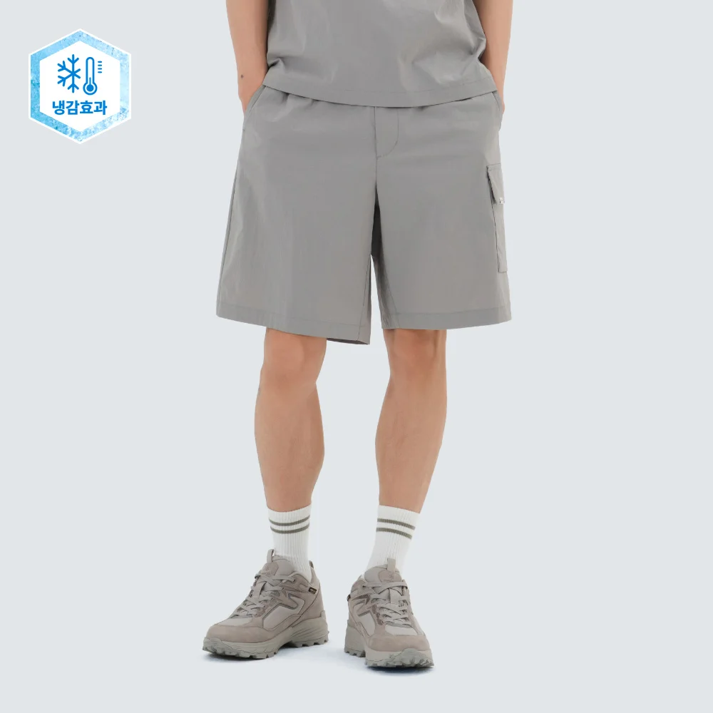 涼感 髮根 5分 短褲 Gray (S25MMRHP68)