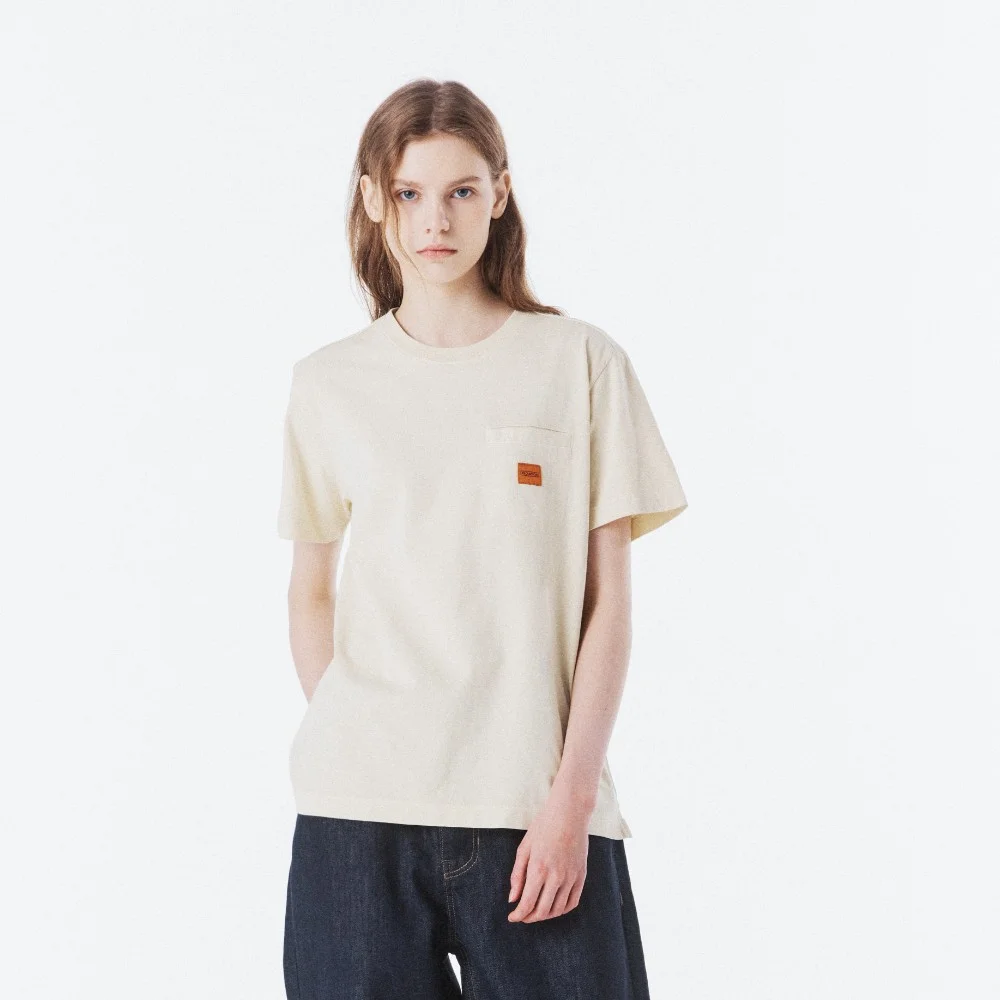 PIGMENT DYEING HALF SLEEVE T-SHIRT - CREAM (P265UTS430)