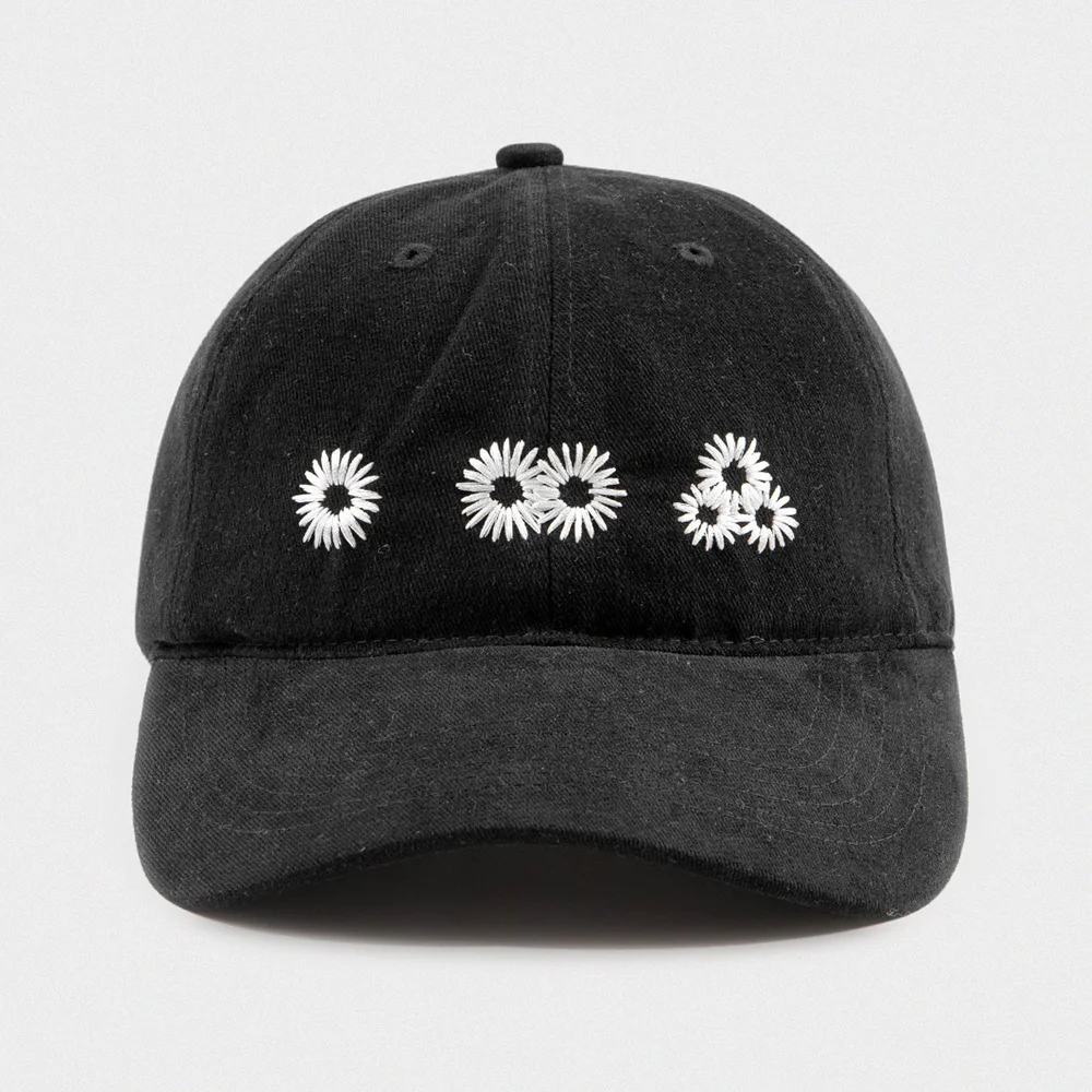 Newvy Logo Peach Ball Cap (BLACK)
