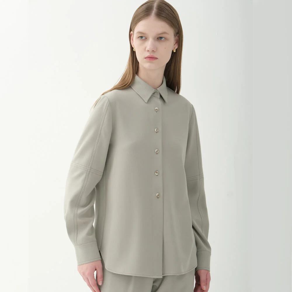 triple stitch shirt_pistachio