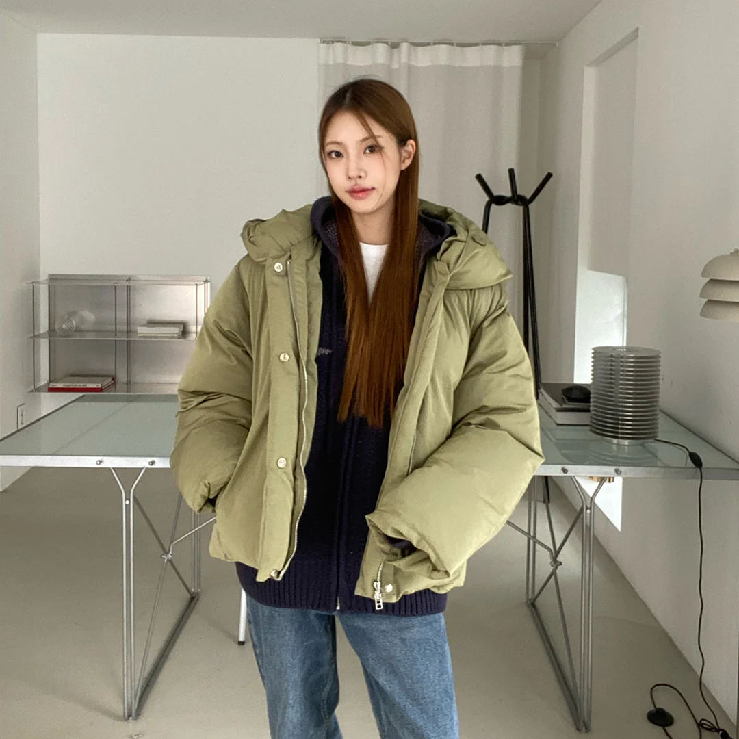3M THINSULATE WIDE SHAWL COLLAR PARKA_LIGHT KHAKI