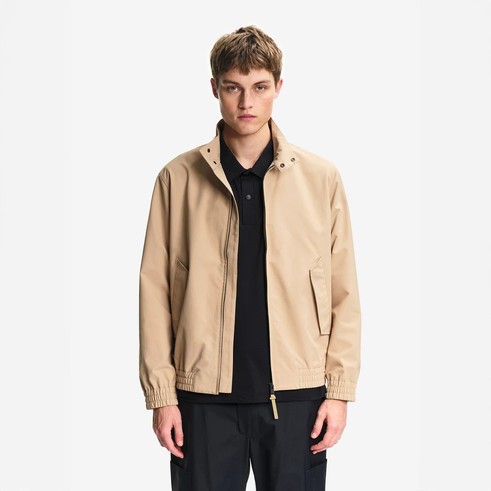 男裝 斜紋 Harrington 外套 AIS26MOUT003OSI