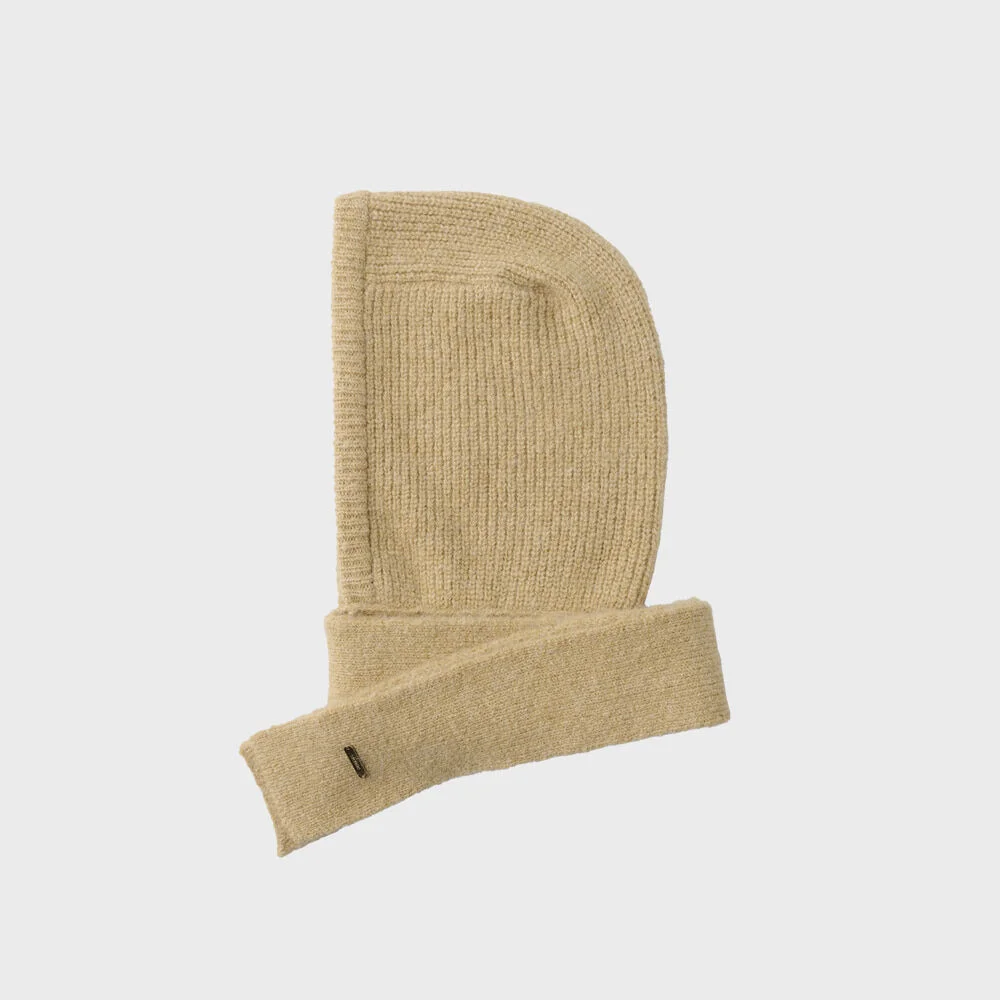 Colette Hood Muffler (Beige)