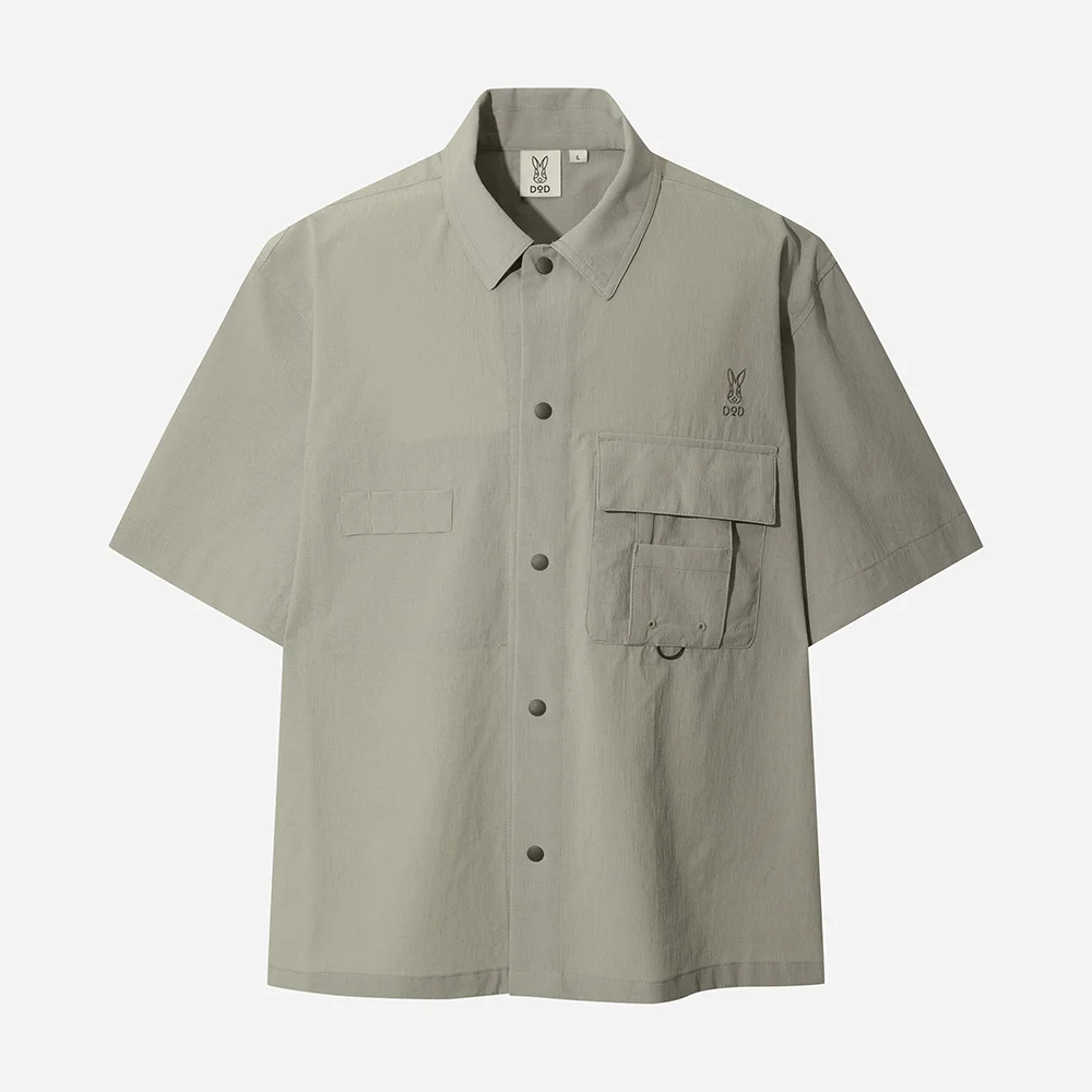 Gencle 竹節紗 襯衫(BEIGE)