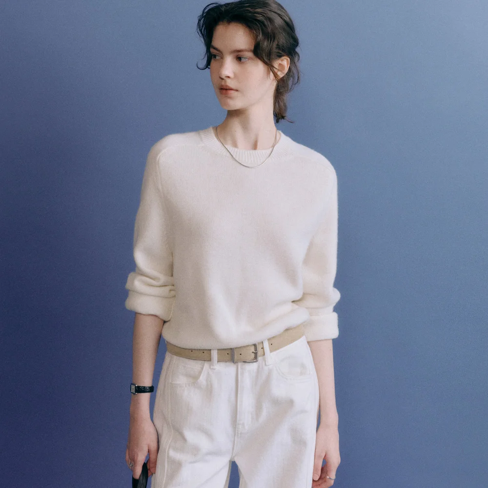 Caro Wool Raglan Knit (Ivory)