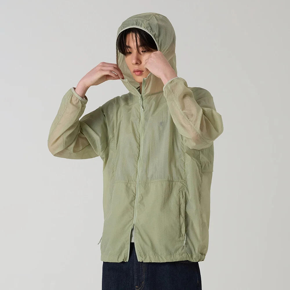 輕量 尼龍 風衣 Lime Green
