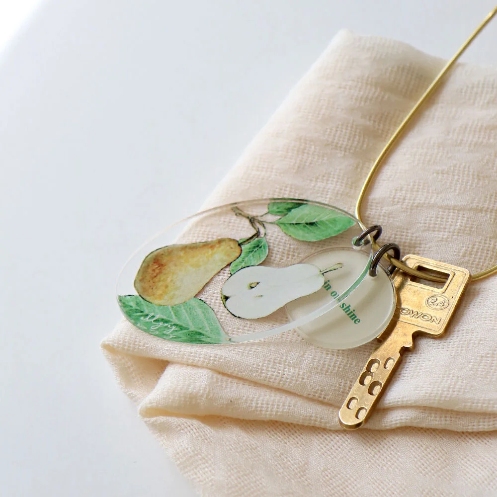 allgray keyring _ oval