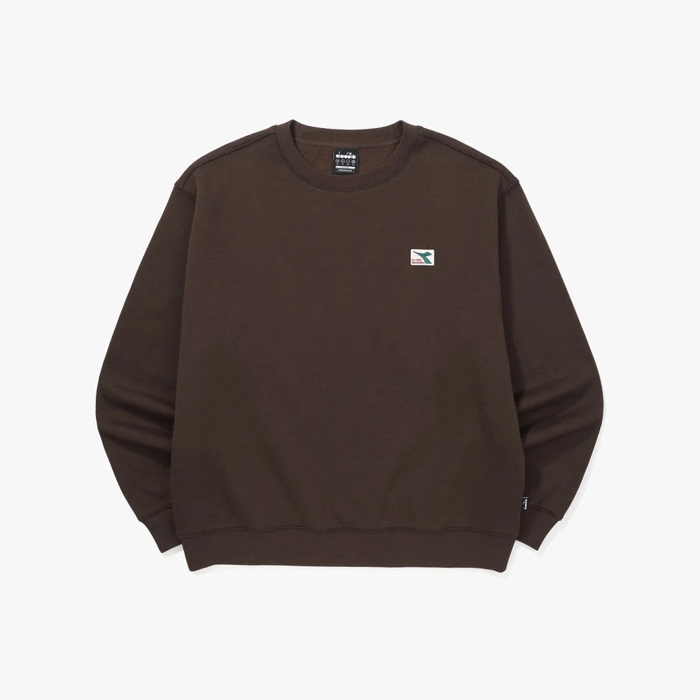 舒適 加絨 衛衣 BROWN